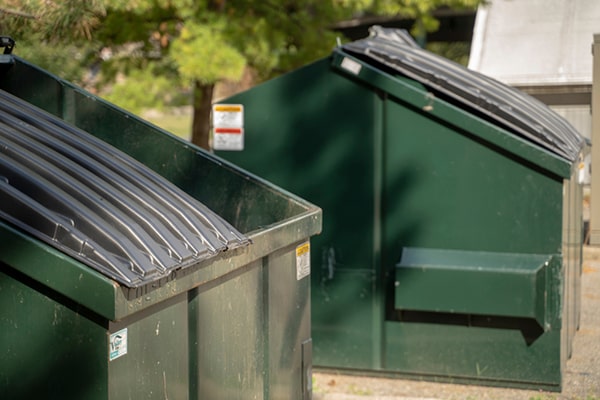 we offer a range of sizes for commercial dumpsters to accommodate different needs